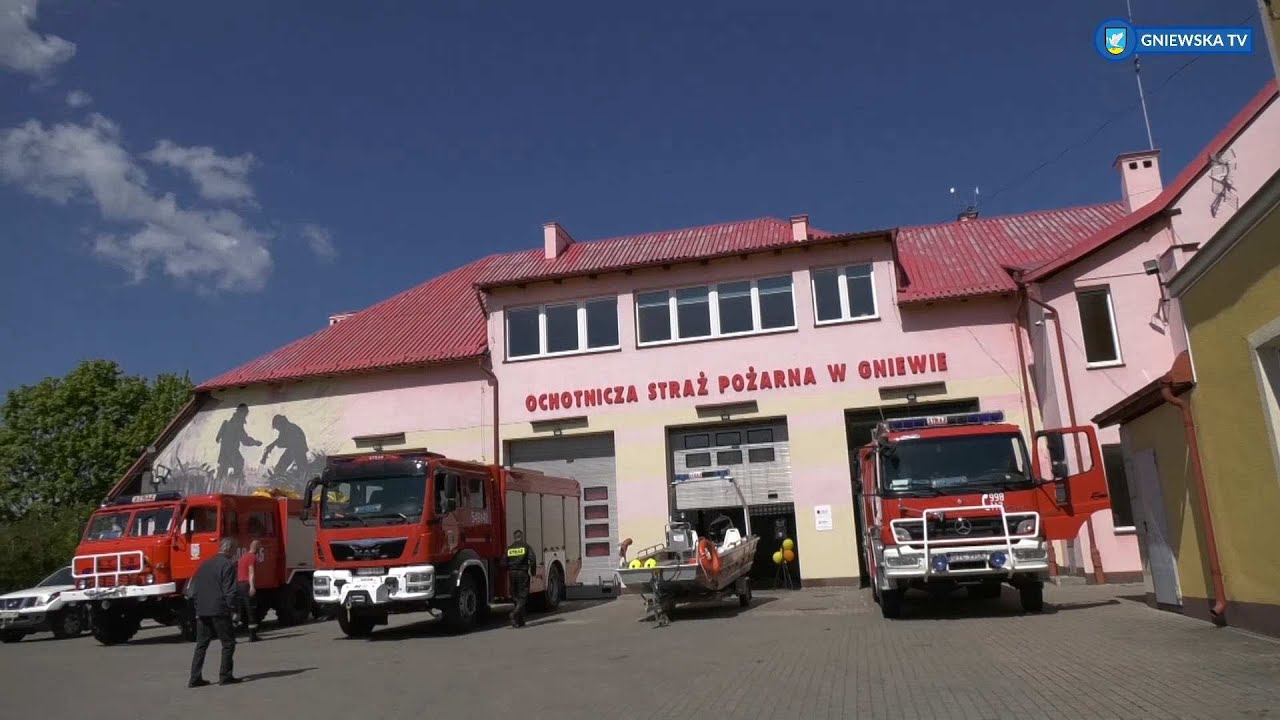 GNIEWSKA TV - DNI OTWARTE W OCHOTNICZEJ STRAŻY POŻARNEJ W GNIEWIE