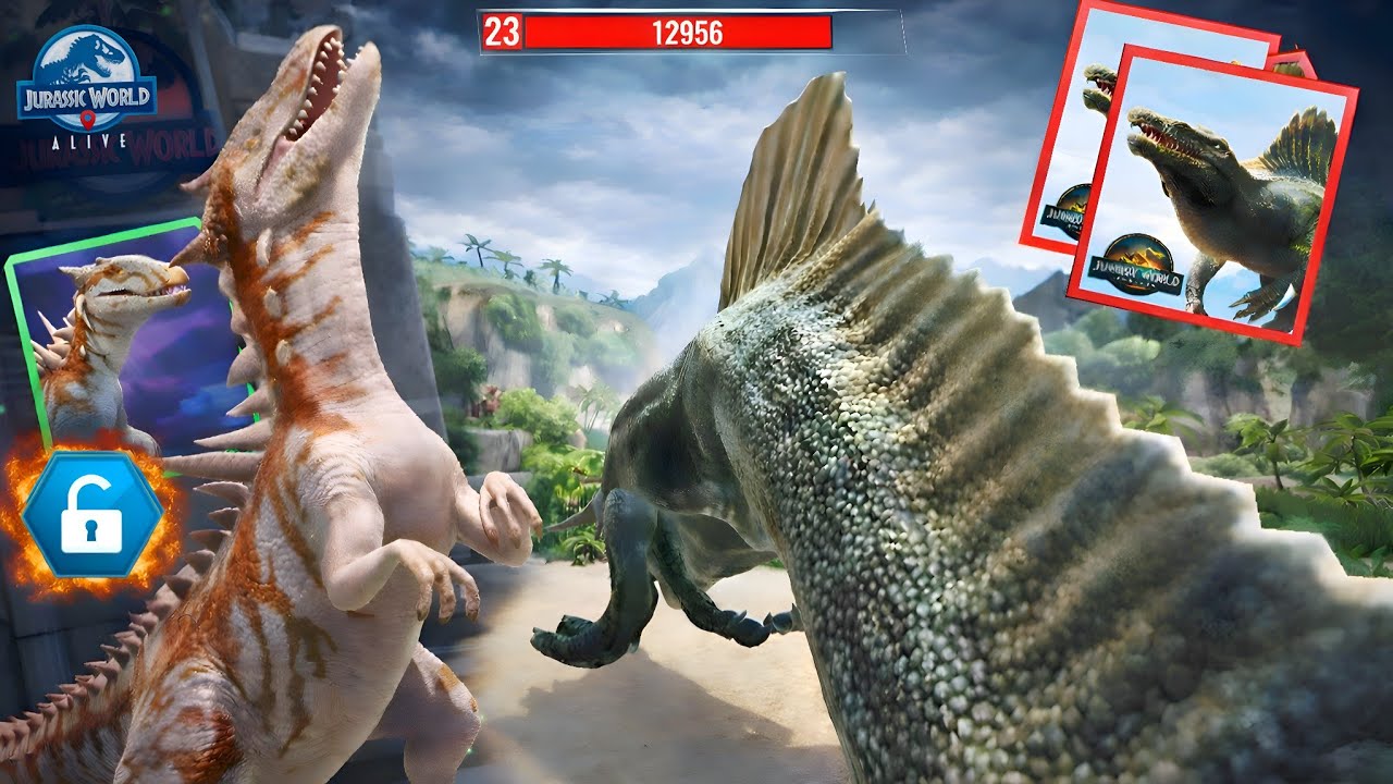 SARCOMANTARX unlock 🔓 + Rebirth SPINOSAURUS BOSS battle || Jurassic World Alive || V3.18