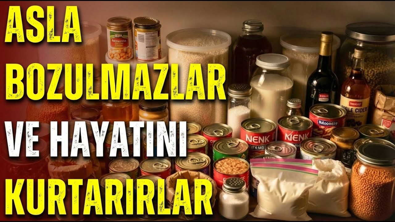 ASLA Bozulmayan 20 Gıda Ürünü (Ve Hayatını Kurtarabilir)