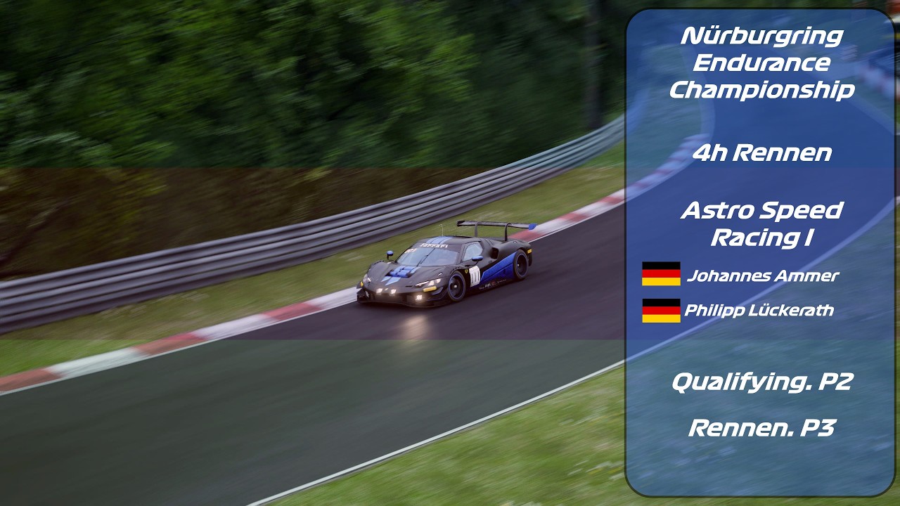 ACC / Nürburgring Endurance Championship / Race 4 4h / Ferrari 296 GT3  / Astro Speed Racing I