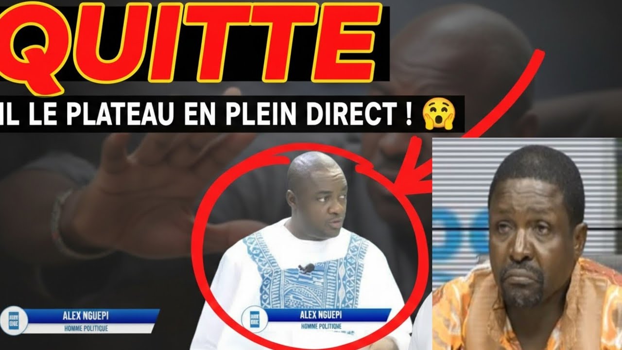 Urgent : Alex Ngeupi quitte le plateau après les propos controversés de Abel Elimbi-Lobé sur LTM TV