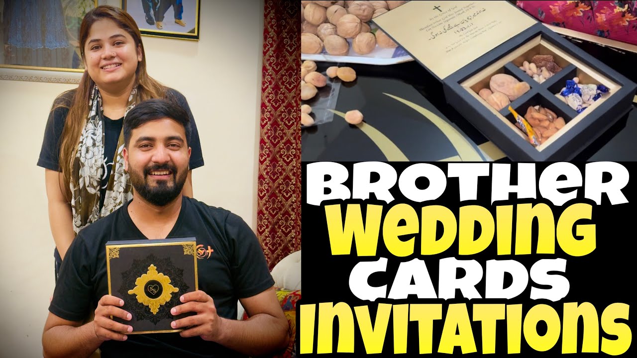 Brother wedding cards invitations || Sharoon’s wedding @Zonni lifestyle @Daim Gill Official