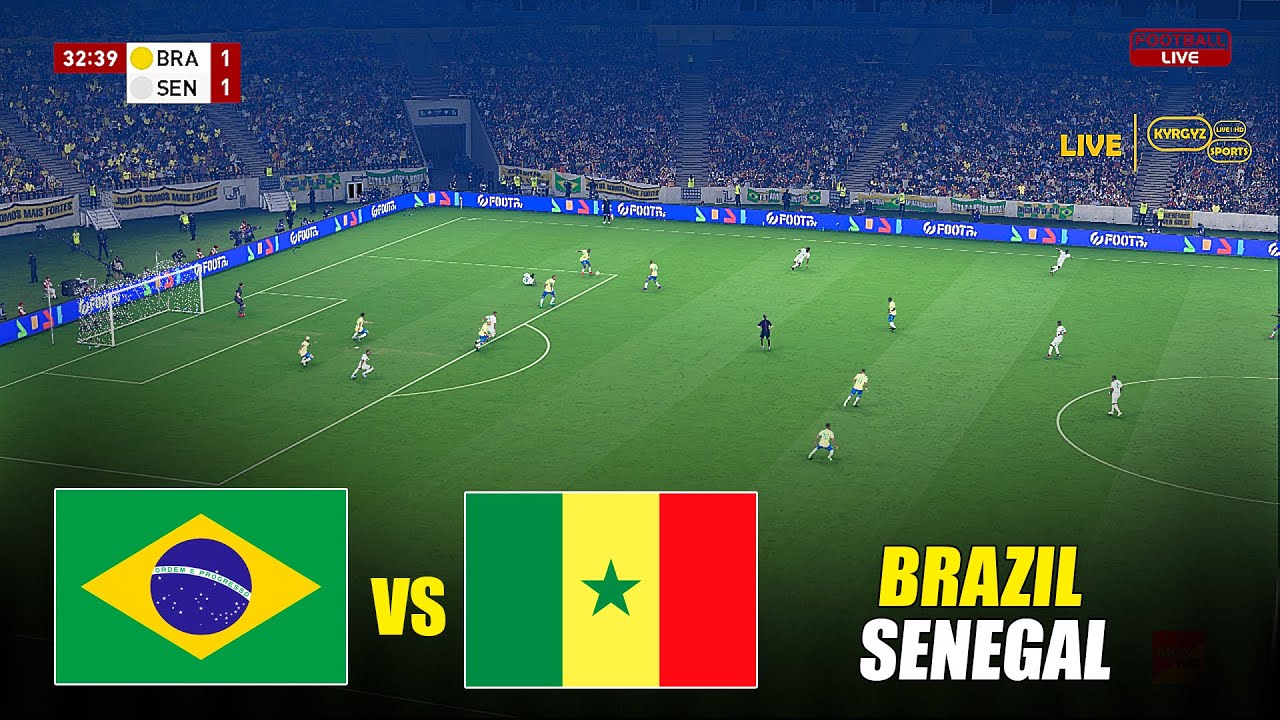 BRAZIL vs SENEGAL | FIFA MATCHDAY International Cup 2025 | Full Match Simulation & Prediction