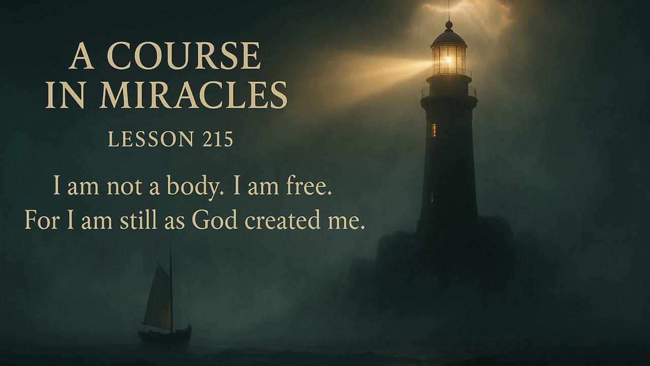 A Course In Miracles ACIM - Lesson 215 - Review Lesson 195.