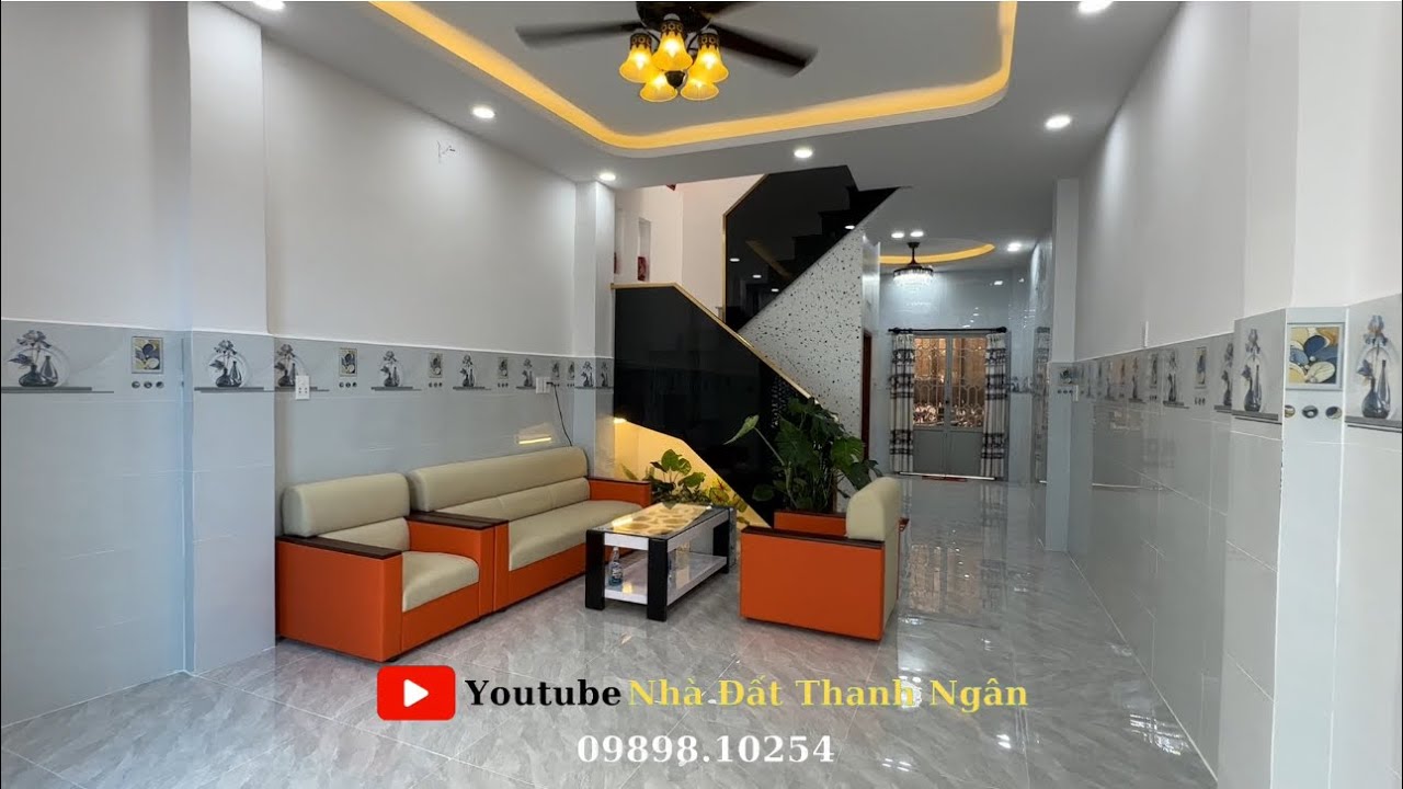 Nhà Quận 6 | Nhà mới 2 mặt tiền hẻm thoáng mát , gần vòng xoay Phú Lâm ( ngang 4m dài 11m )