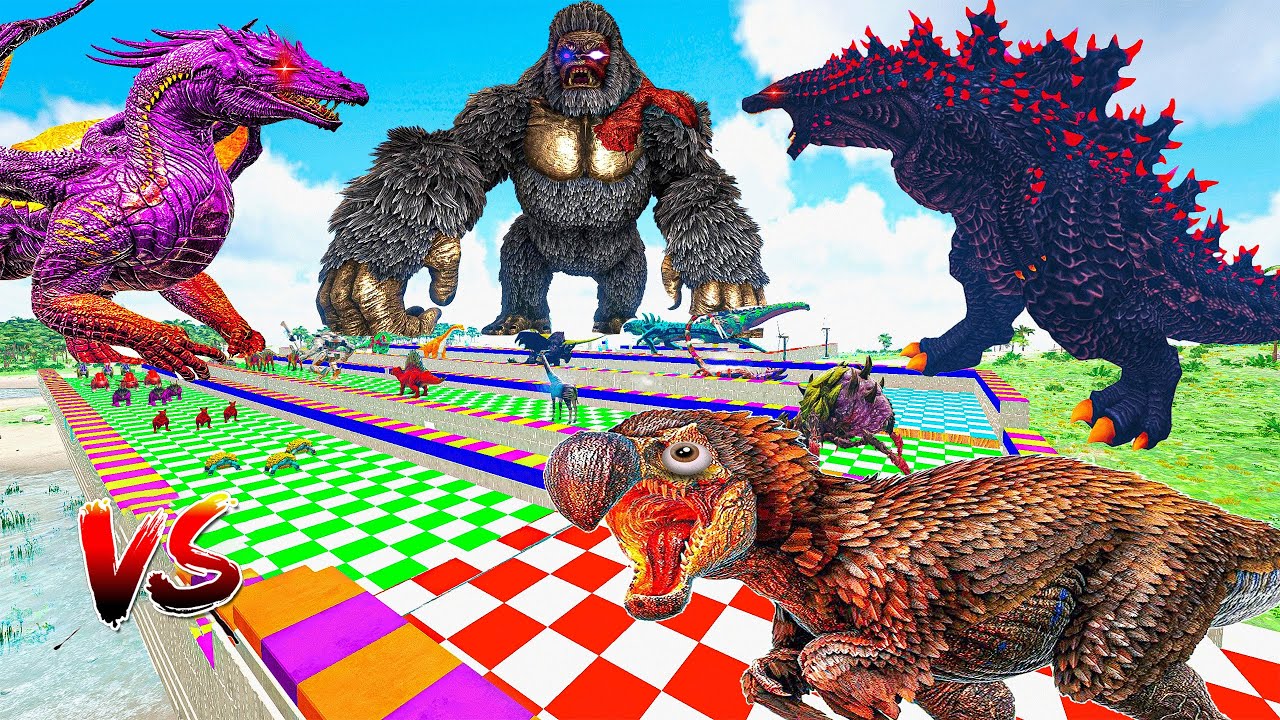New Spinosaurs 2025 🦖 VS All ARK Dinosaurs, Bosses & Titans – Epic Battle