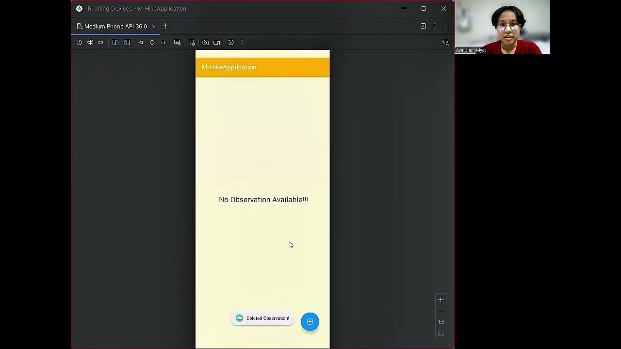 The Demonstration of Native Kotlin and Hybrid React Native Mobile applications for MHike application