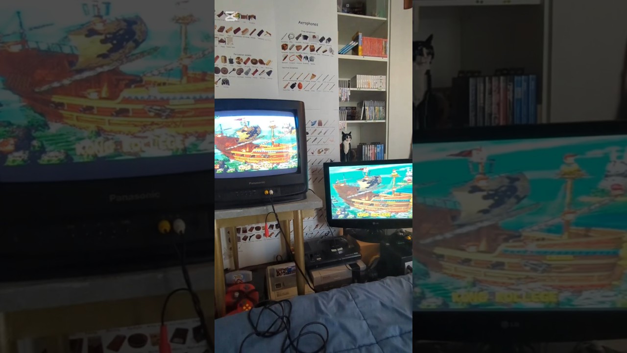 Retro games: CRT's vs flat screen