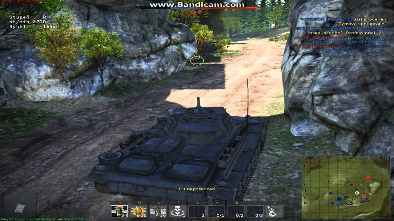 War Thunder (Tanks)-Funny FAIL Let's Play CZ/SK #1 1080p