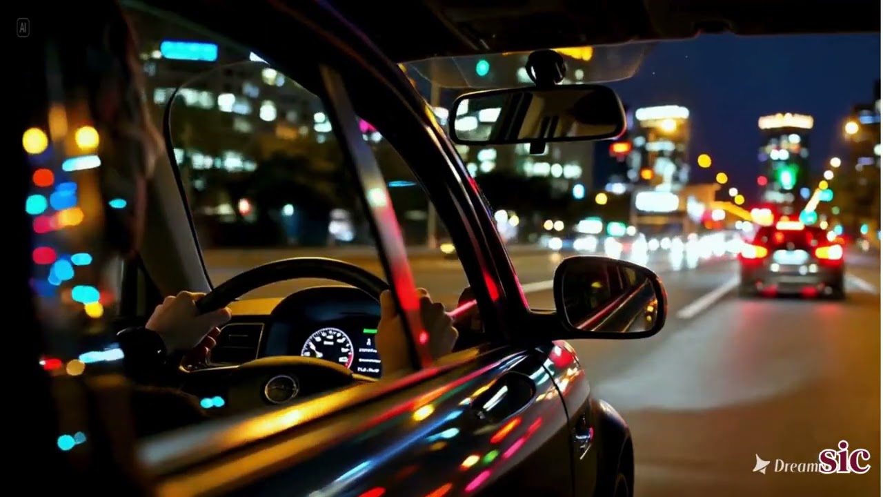 🚗 Lofi Night Drive Mix – Relaxing Beats Under City Lights