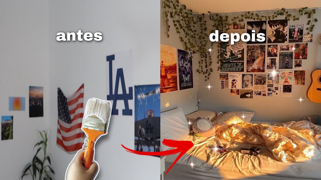 REFORMA DO QUARTO *quarto aesthetic- pinterest - decoração*