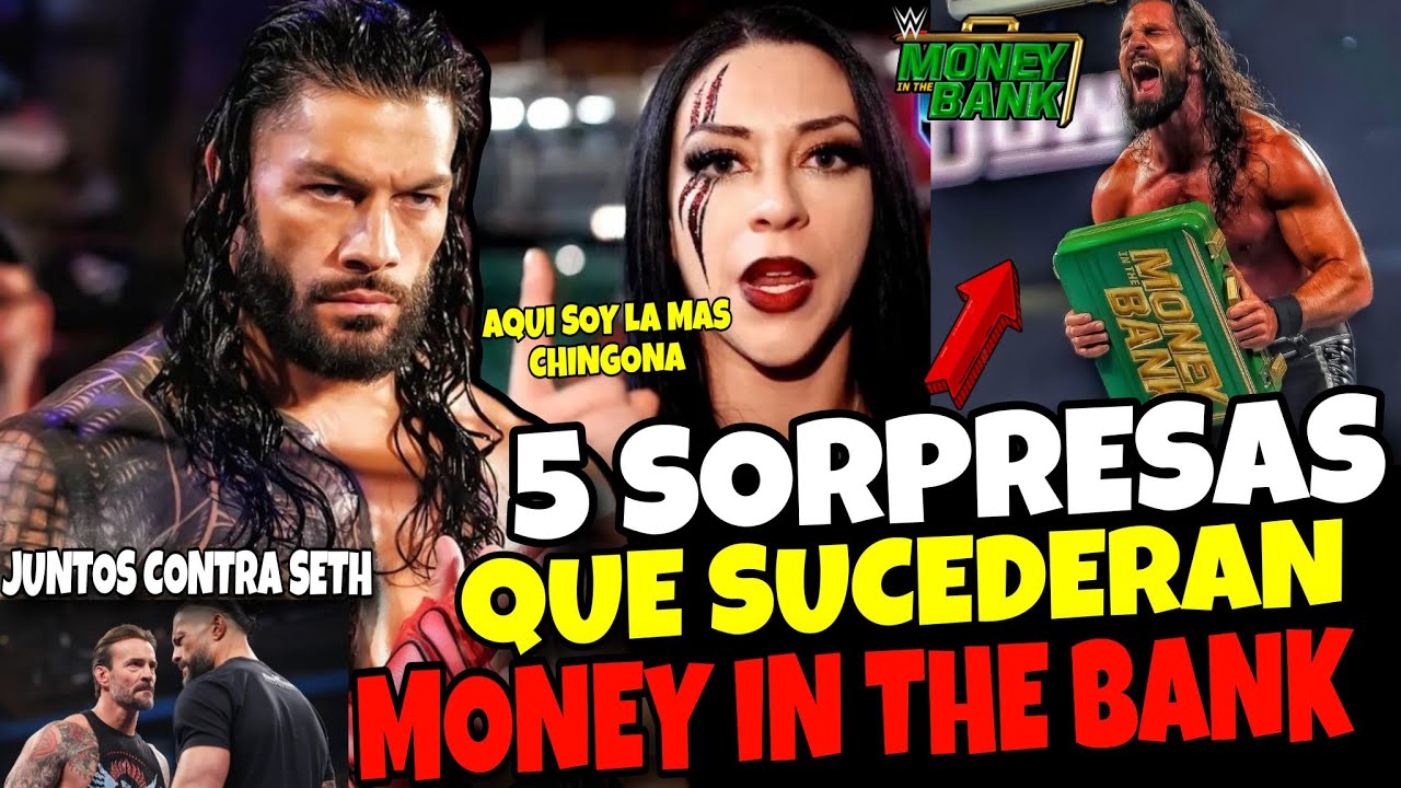 5 Sorpresas QUE Sucederán EN Money In The Bank 2025
