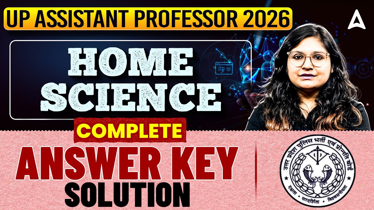 UP Assistant Professor Answer Key 2026 | UP Assistant Professor Home Science Answer Key Solution