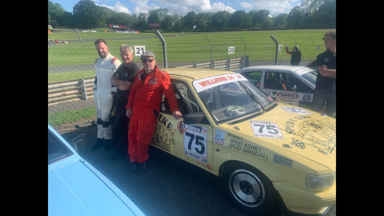 MG MAESTRO 2 LITRE HISTORIC RACE CAR GOING QUICKER AND QUICKER -2ND IN CLASS HRDC SNETTERTON 30/6/24