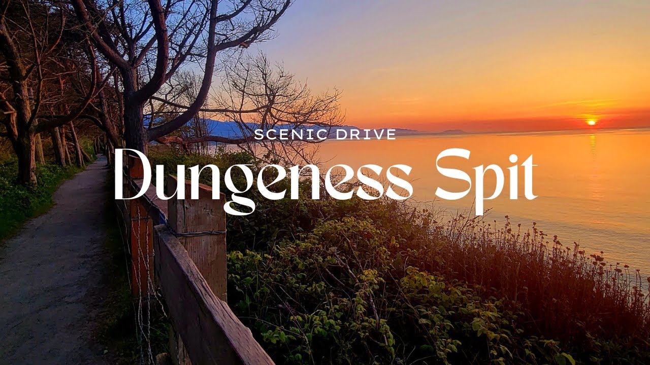 Olympic Railway Inn to Dungeness National Wildlife Refuge | Full Sunset Drive set to Curated Music