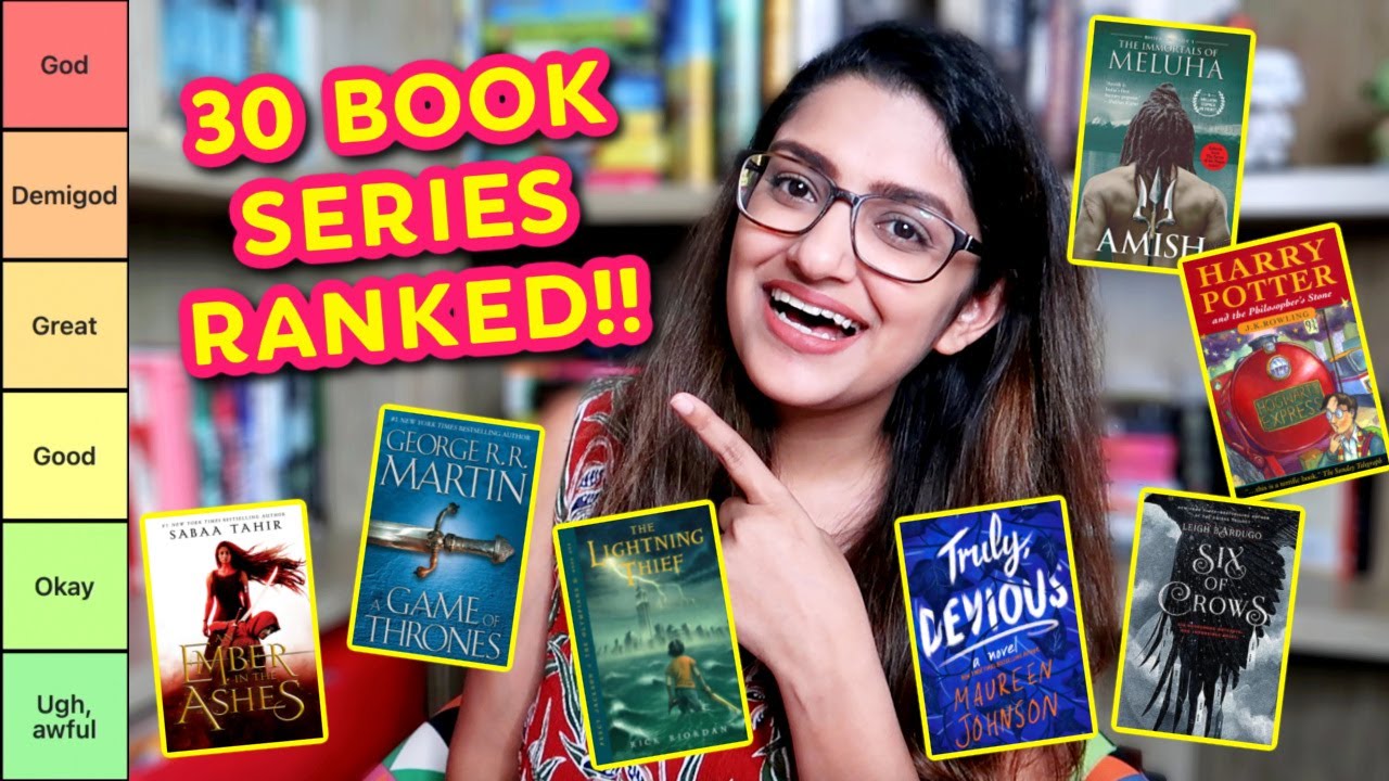 Tier Ranking EVERY Book Series I've Ever Read 📖🤓 (Top 30 Book Series Ranked)