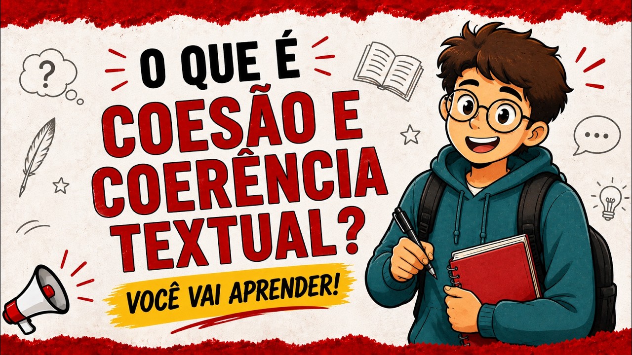 O que é Coesão e Coerência Textual? - Você vai aprender!  Rápido e fácil!