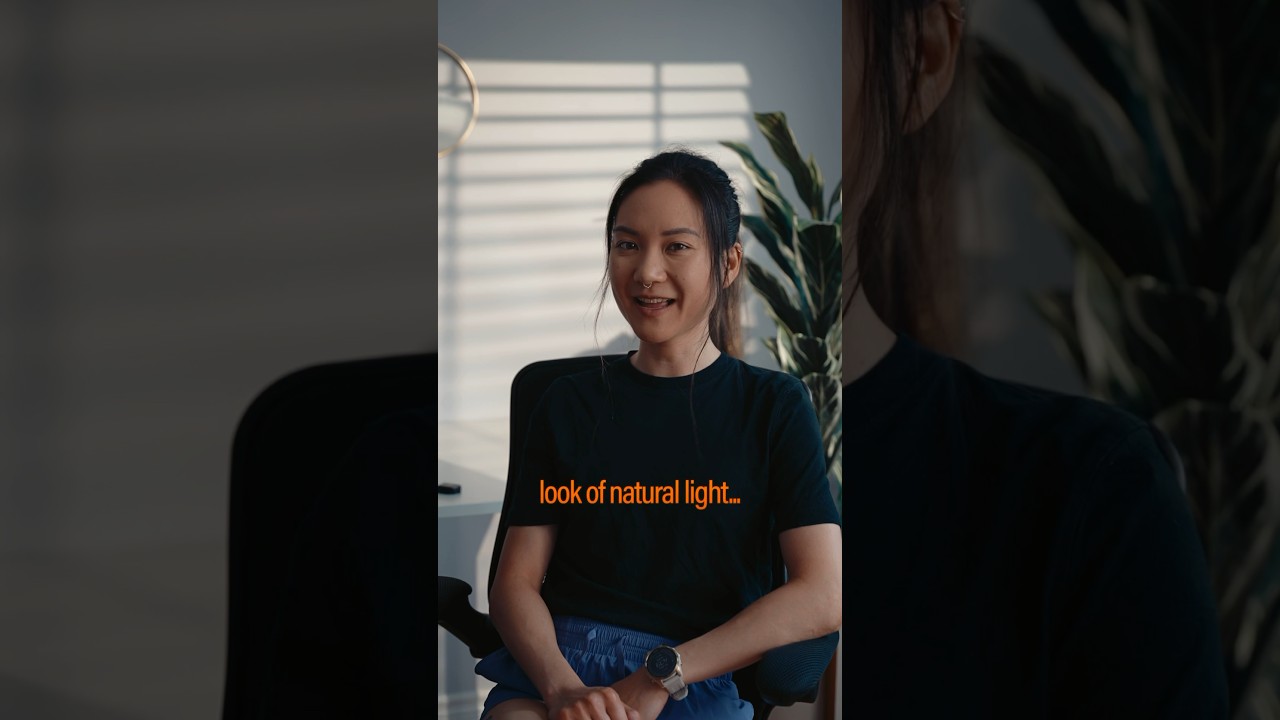 Natural light lighting setup 🌞 #lighting #cinematic #tutorial