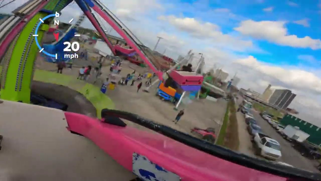 Hurricane Ride-Mardi Gras 2023 Downtown Beaumont TX