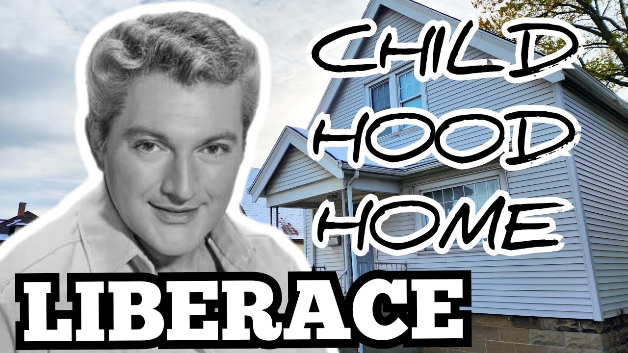 LIBERACE Childhood House & Where He LEARNED Piano!