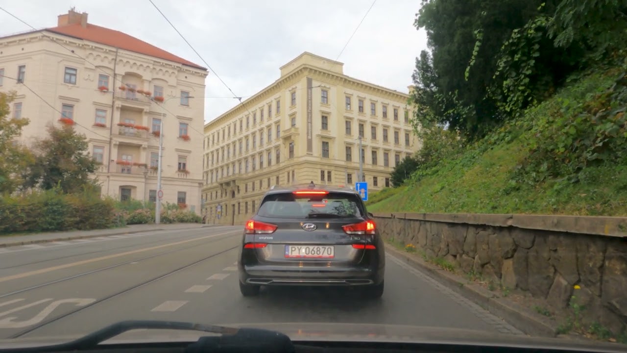 [4K] Drive in Brno City Centre, Czech Republic 🇨🇿 | Driving tour