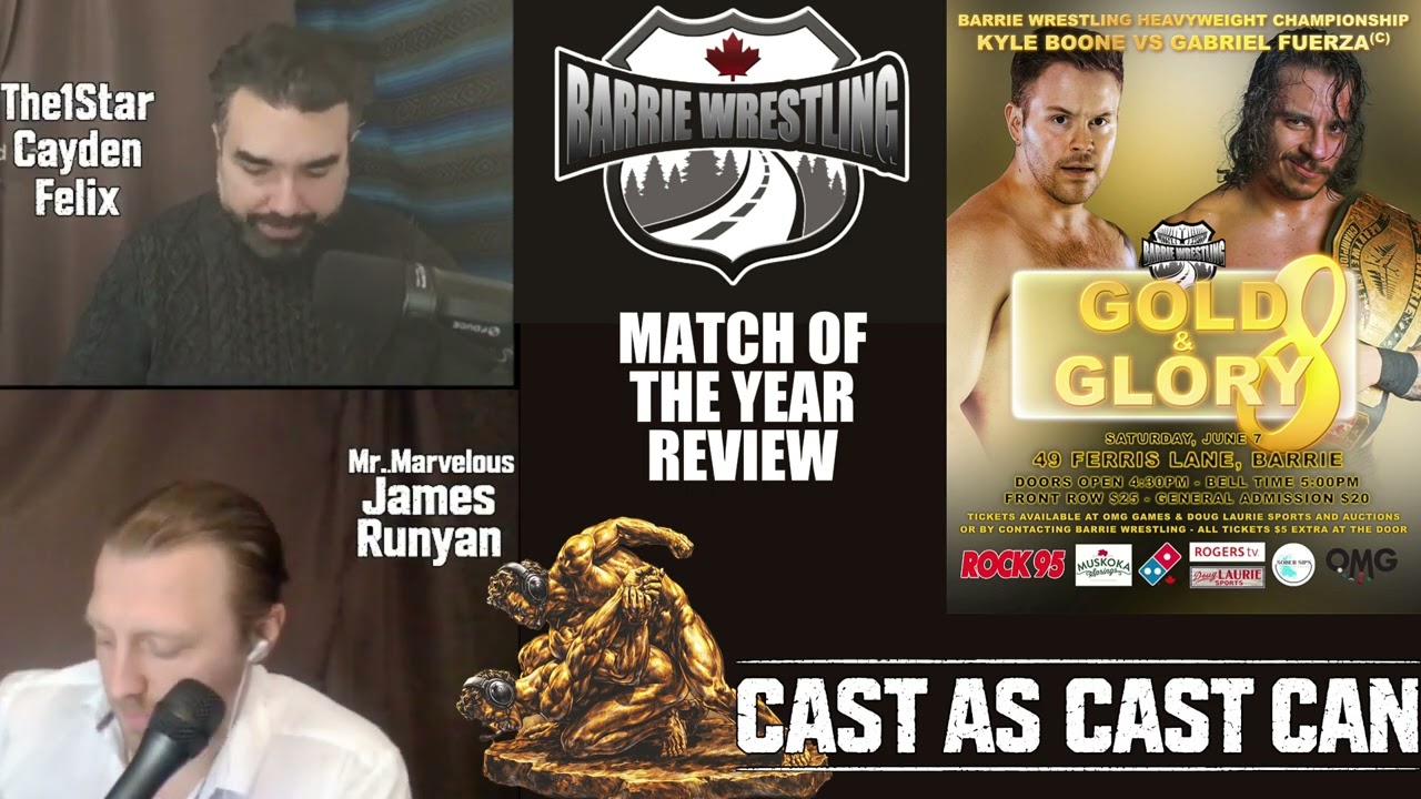 Cast As Cast Can Episode 3 | Buck & Runyan Do Barrie (Wrestling) | MATCH OF THE YEAR BATTLE #2/5