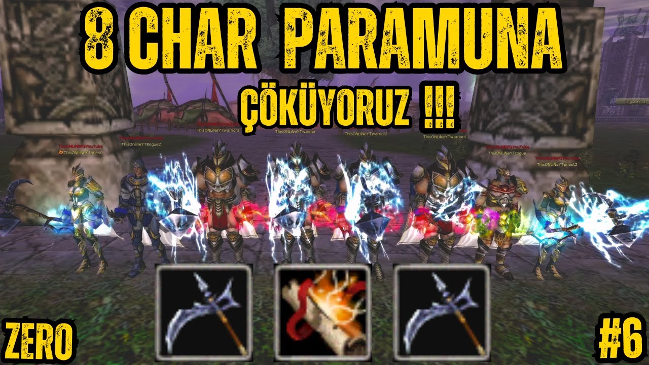 8 CHAR KNİGHT ONLİNE SIFIRDAN ZERO MELE FARM SERİSİ 6.BÖLÜM PARAMUN SLOTUNA ÇÖKÜYORUZ !!!