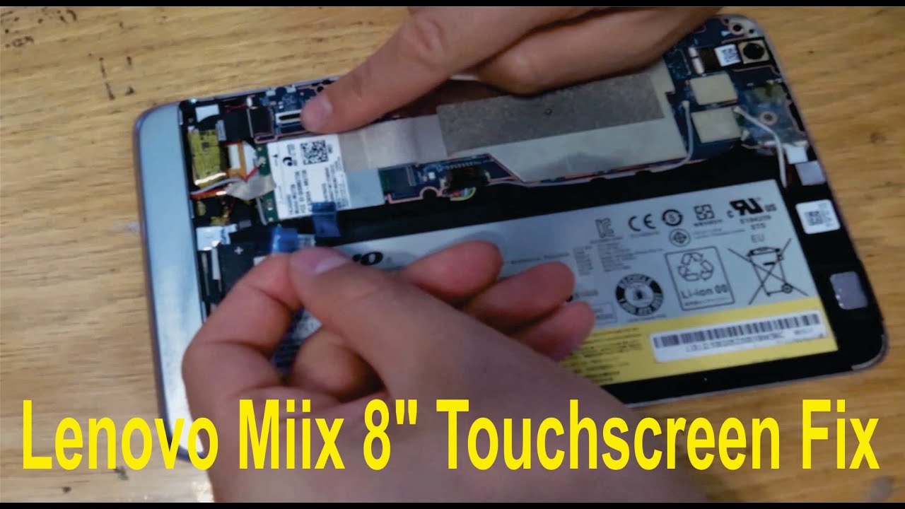 Lenovo Miix 2 (8 inch) freezing touchscreen repair: Step by Step