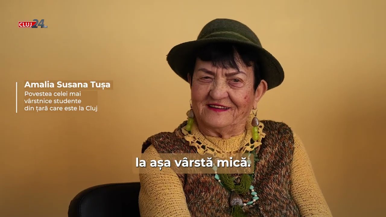 Povestea celei mai vârstnice studente din țară care este la Cluj