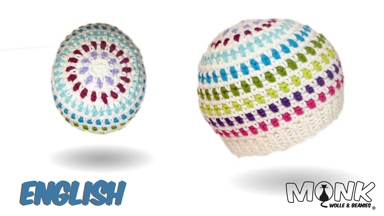 Crochet hat - Moss stitch beanie no. 1