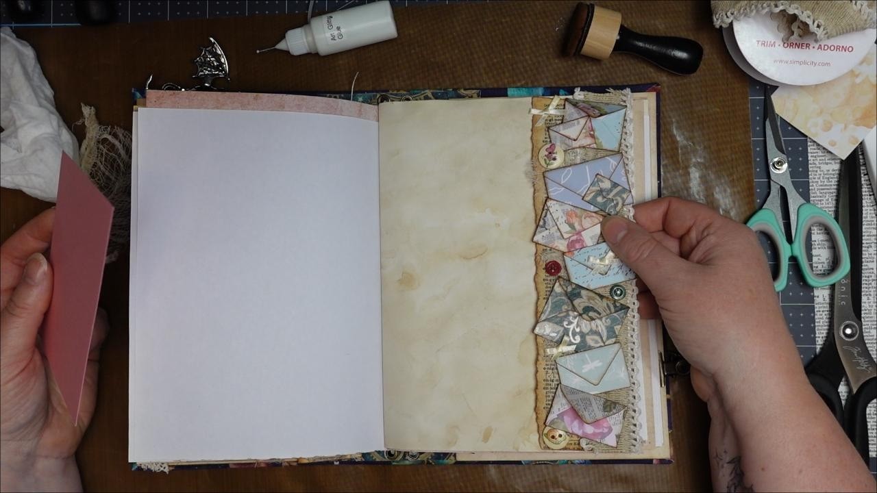 Mini envelope page edge