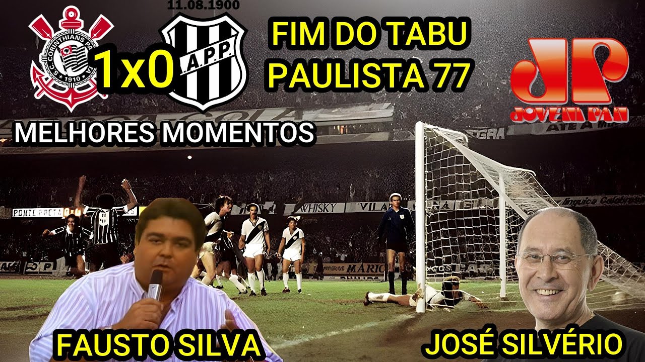 Corinthians 1 x 0 Ponte Preta Narração JOSÉ SILVERIO Melhores momentos Final do Paulista 77