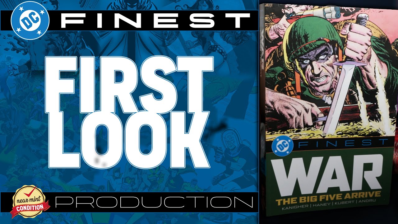 DC Finest: War: The Big Five Arrive First Look | Joe Kubert | Years Before Sgt. Rock | Anthology