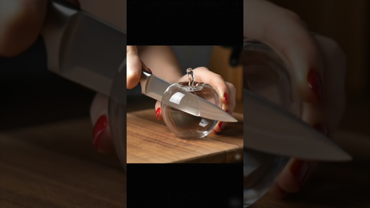 Cutting Glass Fruits | ASMR 
