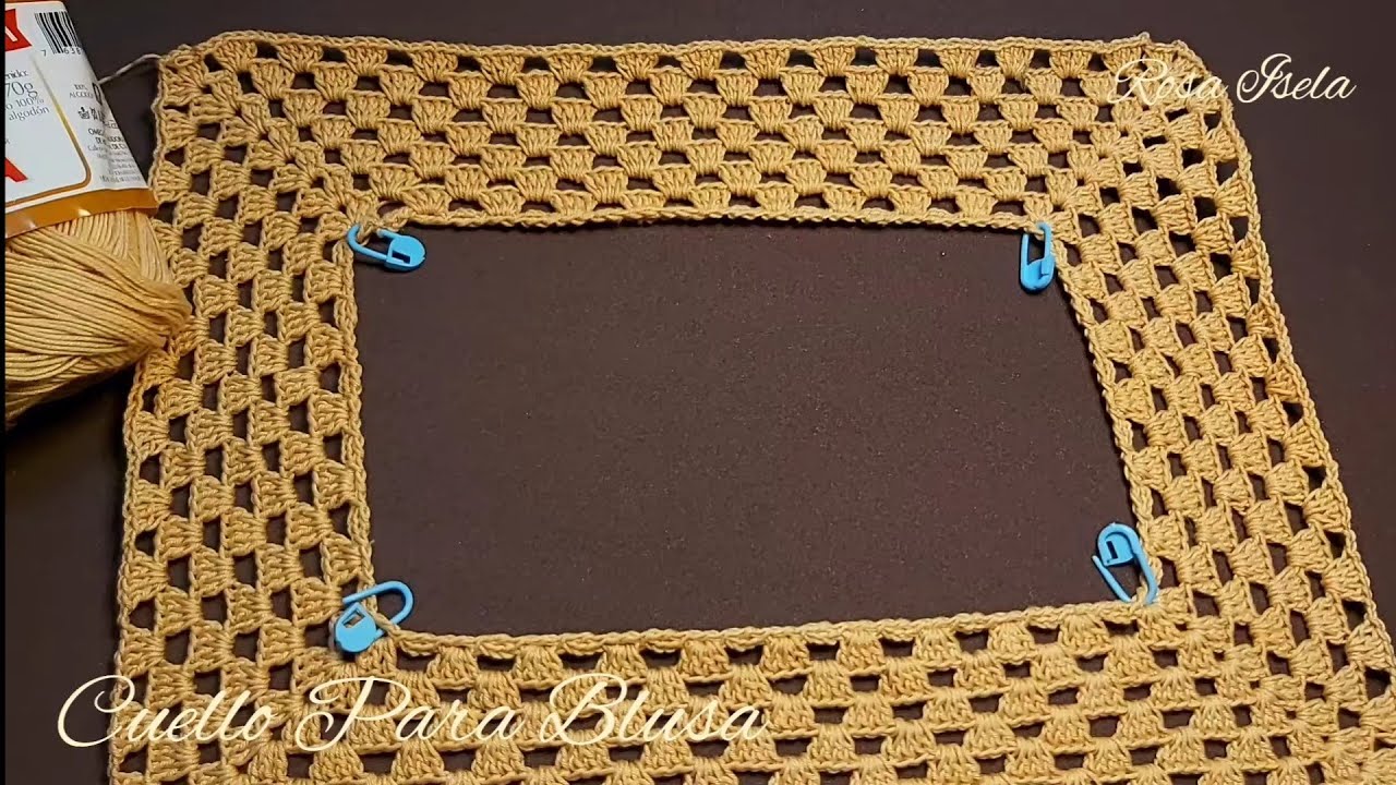 Cuello Para Blusas  Rectangular o Cuadrado ⚘⚘