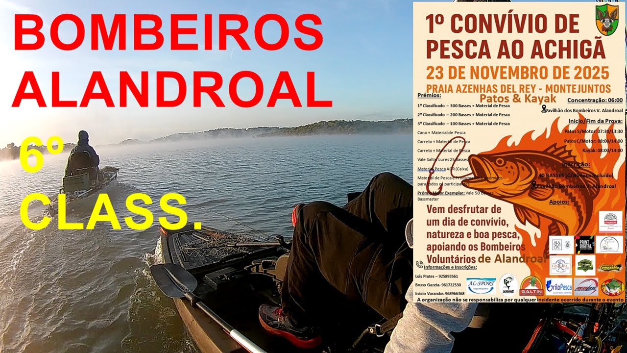 Bombeiros Alandroal - Convívio de pesca ao achigã 2025