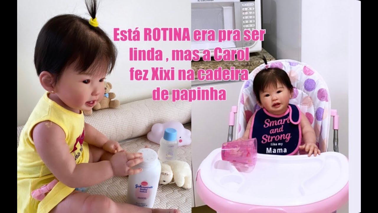 SERIA UMA ROTINA LINDA, MAS CAROL FEZ XIXI NA CADEIRINHA DE PAPA