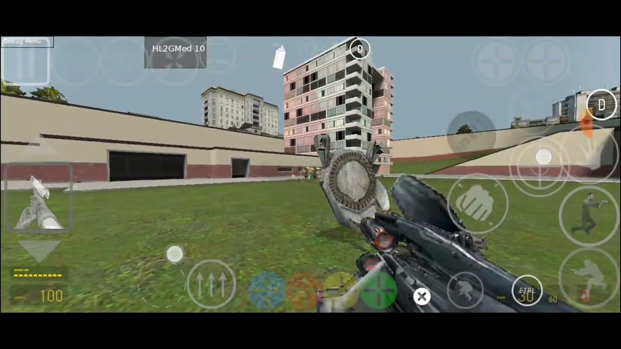 Playing gmod on android!!! (hl2gmed) (Link in comments!)