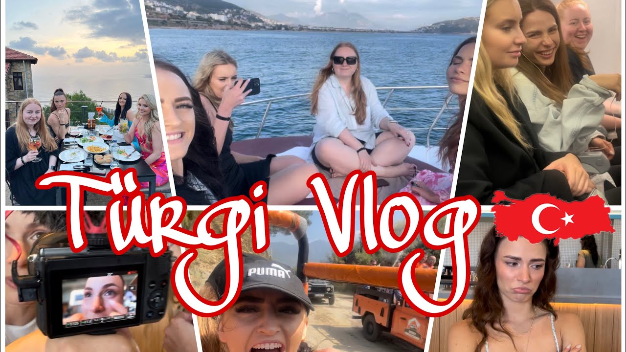 TÜRGI VLOG I Reis sõbrannadega, Safari, rentisime jahi, peod jpm