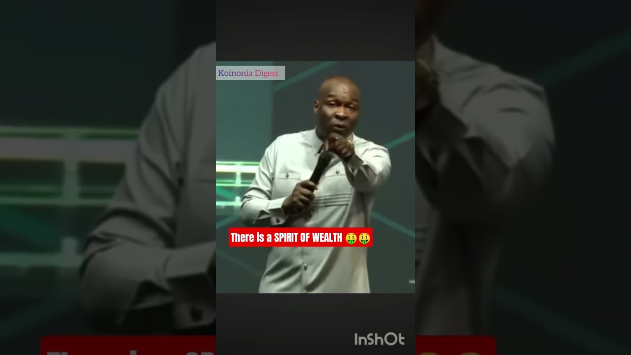 the spirit of wealth #apostlejoshuaselman #wealth#wealthcreation