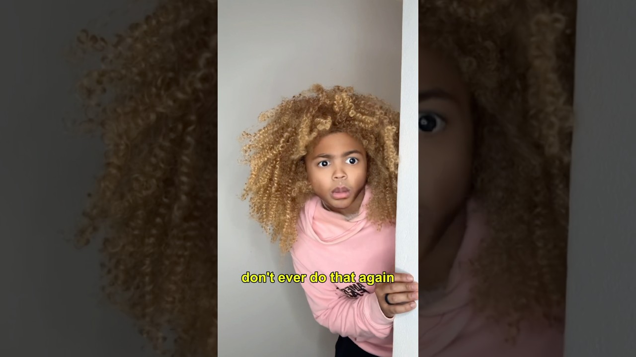 Lil sister gets brother in trouble&hellip;😭💀 #comedy