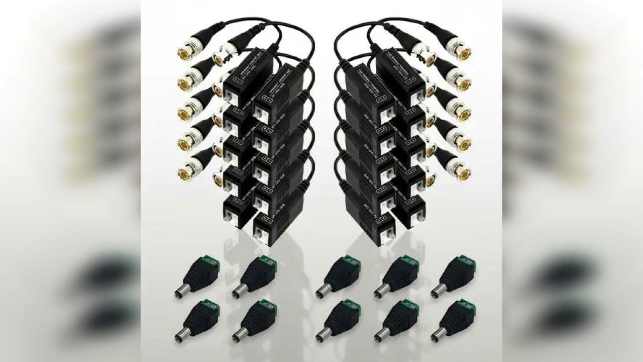 Review: 10 Par Vídeo Balun Para Camera Intelbras A Hd Tvi Cvi +10 P4 Preto 110v