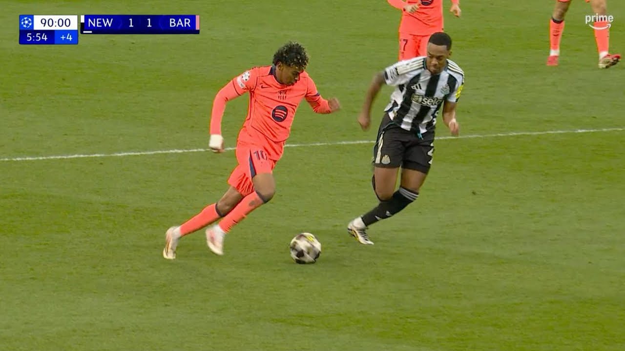 Lamine Yamal vs Newcastle | UCL 10/03/2026 | Last Minute Goal!