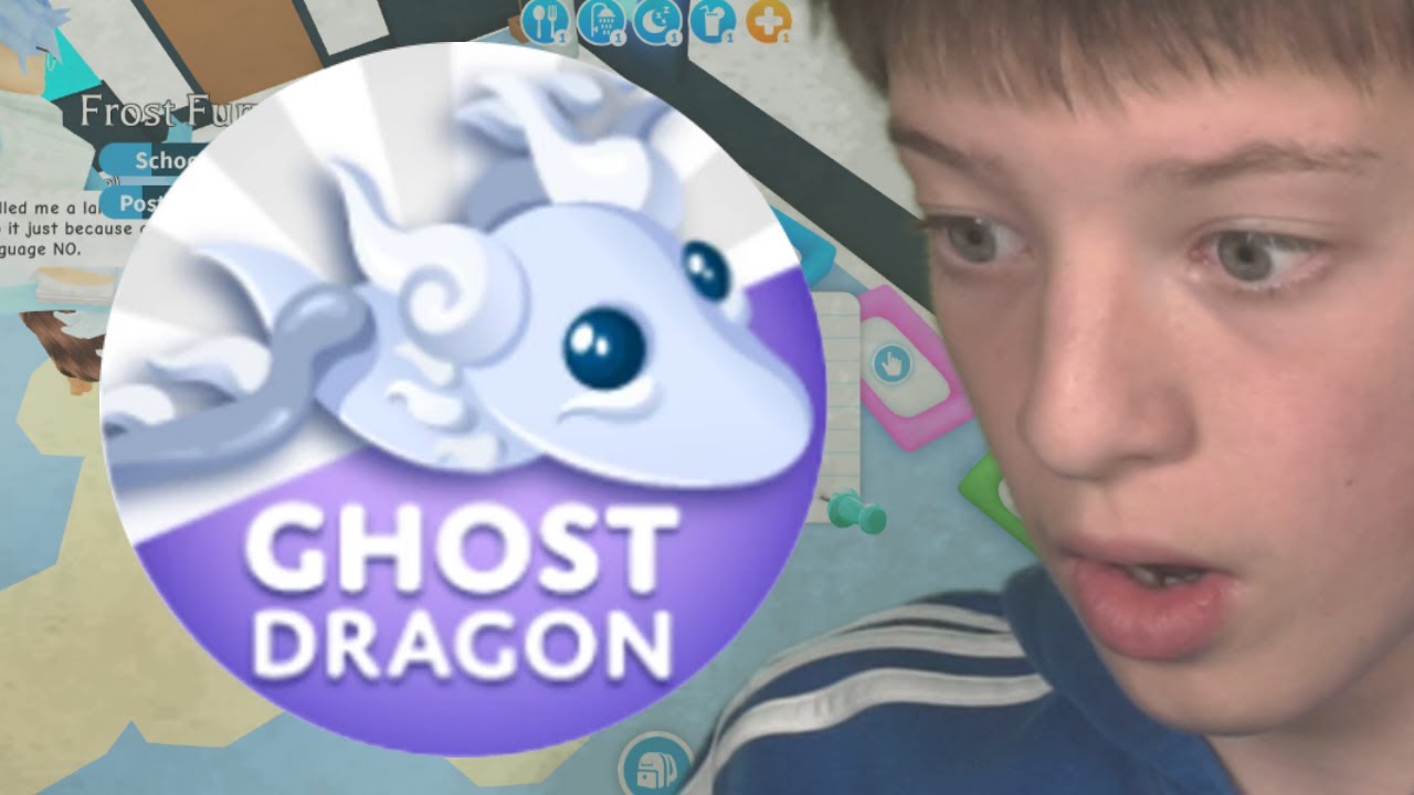 I Got A Neon Ghost Dragon In Roblox Adopt Me