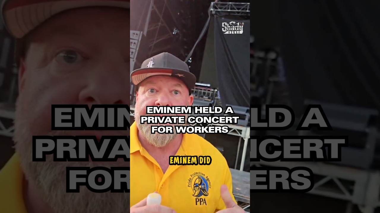 Eminem held a private concert for workers at COTA