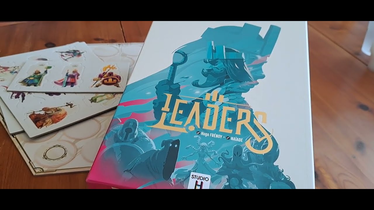 Unboxing du jeu Leaders