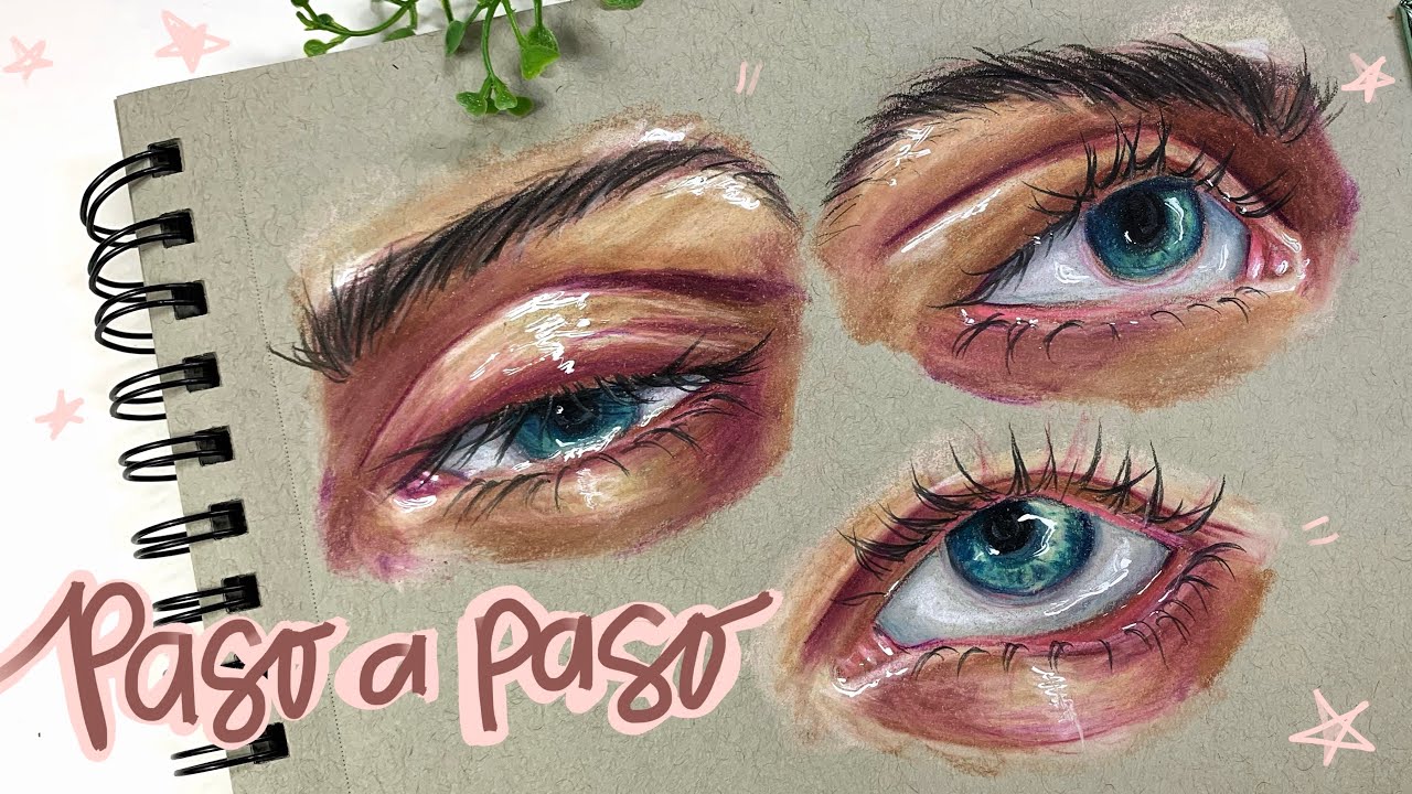 🔥👀OJOS CON LÁPICES DE COLORES - [HOW TO DRAW AND PAINT AN EYE]