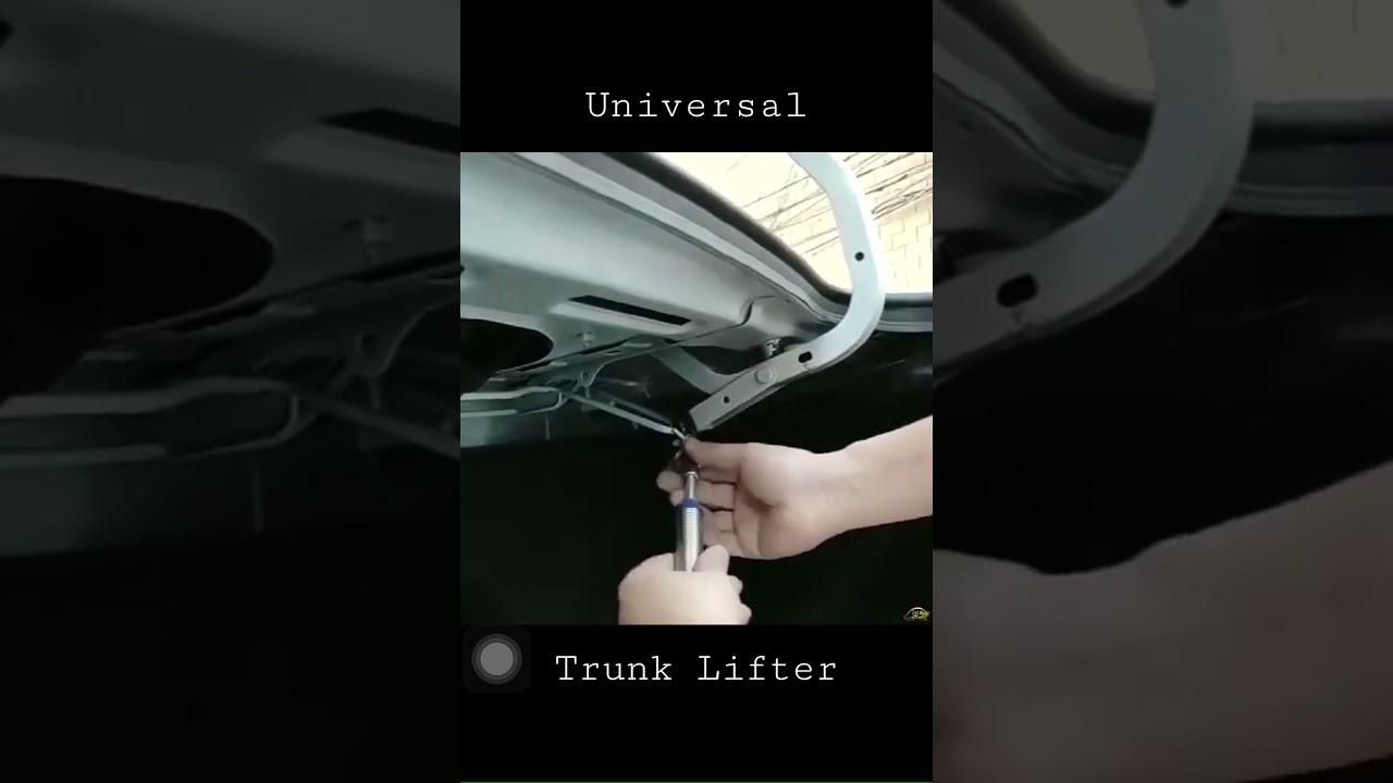 Universal car trunk lifter installation