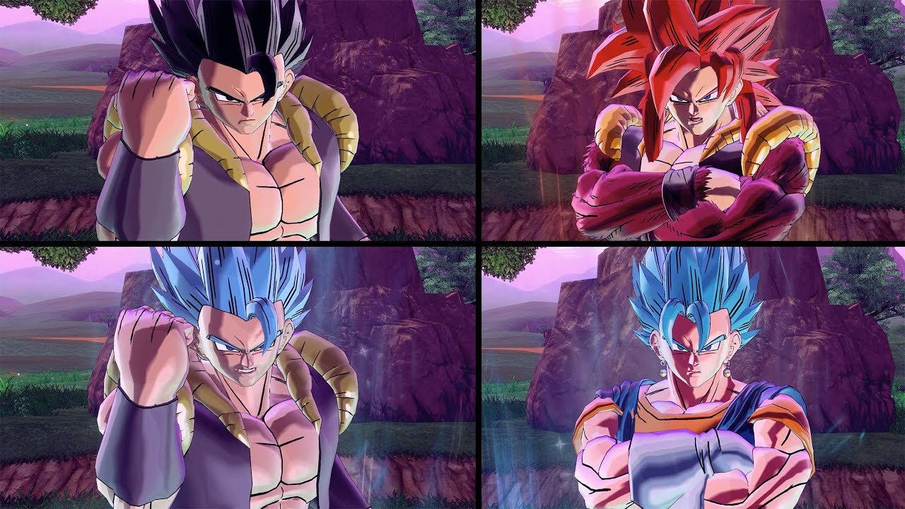 DBXV2: НОВЫЕ специальные цитаты/взаимодействия Годжеты и Вегито [DBZ-DBGT-DBS]