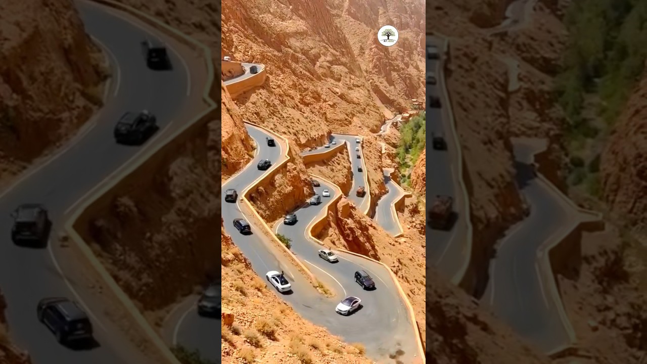 Les gorges du dades Tisdrine entre Boumalne dades et Msemrir - منعرجات تيسضرين دادس المغرب